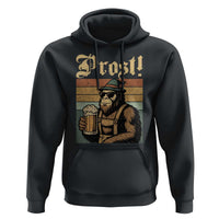Oktoberfest Bigfoot Hoodie Vintage German Sasquatch Drinking Prost Lederhose - Wonder Print Shop