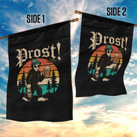 Oktoberfest Bigfoot Alien Beer Garden Flag Retro German Sasquatch Beer - Wonder Print Shop
