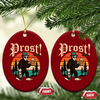 Oktoberfest Bigfoot Alien Beer Ceramic Ornament Retro German Sasquatch Beer - Wonder Print Shop