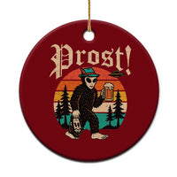 Oktoberfest Bigfoot Alien Beer Ceramic Ornament Retro German Sasquatch Beer - Wonder Print Shop