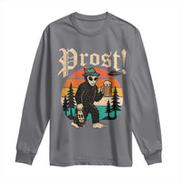 Oktoberfest Bigfoot Alien Beer Long Sleeve Shirt Retro German Sasquatch Beer - Wonder Print Shop