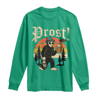 Oktoberfest Bigfoot Alien Beer Long Sleeve Shirt Retro German Sasquatch Beer - Wonder Print Shop