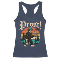 Oktoberfest Bigfoot Alien Beer Racerback Tank Top Retro German Sasquatch Beer - Wonder Print Shop