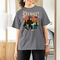 Oktoberfest Bigfoot Alien Beer T Shirt For Women Retro German Sasquatch Beer - Wonder Print Shop