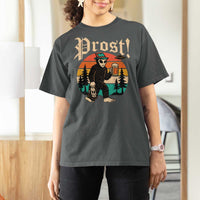 Oktoberfest Bigfoot Alien Beer T Shirt For Women Retro German Sasquatch Beer - Wonder Print Shop