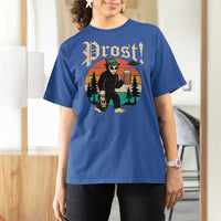 Oktoberfest Bigfoot Alien Beer T Shirt For Women Retro German Sasquatch Beer - Wonder Print Shop