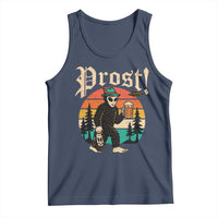 Oktoberfest Bigfoot Alien Beer Tank Top Retro German Sasquatch Beer - Wonder Print Shop