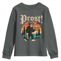 Oktoberfest Bigfoot Alien Beer Youth Sweatshirt Retro German Sasquatch Beer - Wonder Print Shop