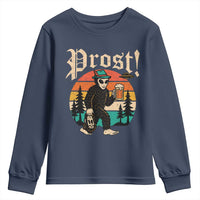 Oktoberfest Bigfoot Alien Beer Youth Sweatshirt Retro German Sasquatch Beer - Wonder Print Shop