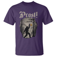 Oktoberfest Bigfoot T Shirt Vintage Forest Sasquatch Drinking Prost - Wonder Print Shop