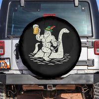 Funny Bigfoot Loch Ness Monster Oktoberfest Spare Tire Cover German Oktoberfest Sasquatch Drinking - Wonder Print Shop