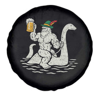 Funny Bigfoot Loch Ness Monster Oktoberfest Spare Tire Cover German Oktoberfest Sasquatch Drinking - Wonder Print Shop