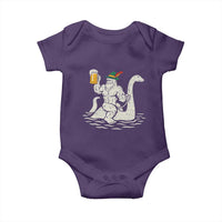 Funny Bigfoot Loch Ness Monster Oktoberfest Baby Onesie German Oktoberfest Sasquatch Drinking - Wonder Print Shop