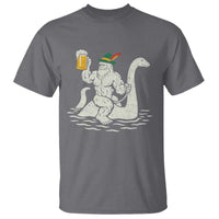 Funny Bigfoot Loch Ness Monster Oktoberfest T Shirt German Oktoberfest Sasquatch Drinking - Wonder Print Shop