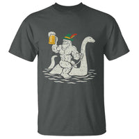 Funny Bigfoot Loch Ness Monster Oktoberfest T Shirt German Oktoberfest Sasquatch Drinking - Wonder Print Shop