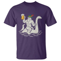 Funny Bigfoot Loch Ness Monster Oktoberfest T Shirt German Oktoberfest Sasquatch Drinking - Wonder Print Shop