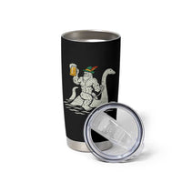 Funny Bigfoot Loch Ness Monster Oktoberfest Tumbler Cup German Oktoberfest Sasquatch Drinking - Wonder Print Shop