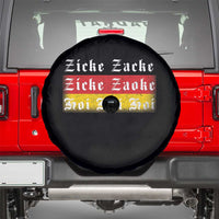 Zicke Zacke Hoi Oktoberfest Spare Tire Cover Vintage German Flag - Wonder Print Shop