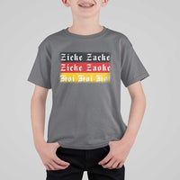 Zicke Zacke Hoi Oktoberfest T Shirt For Kid Vintage German Flag - Wonder Print Shop