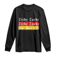 Zicke Zacke Hoi Oktoberfest Long Sleeve Shirt Vintage German Flag - Wonder Print Shop