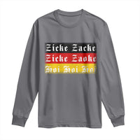 Zicke Zacke Hoi Oktoberfest Long Sleeve Shirt Vintage German Flag - Wonder Print Shop