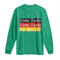Zicke Zacke Hoi Oktoberfest Long Sleeve Shirt Vintage German Flag - Wonder Print Shop