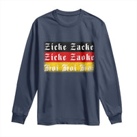 Zicke Zacke Hoi Oktoberfest Long Sleeve Shirt Vintage German Flag - Wonder Print Shop