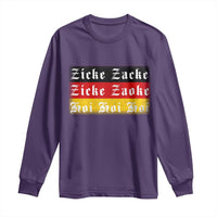 Zicke Zacke Hoi Oktoberfest Long Sleeve Shirt Vintage German Flag - Wonder Print Shop