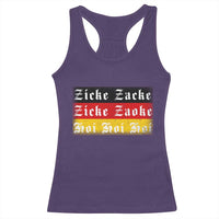 Zicke Zacke Hoi Oktoberfest Racerback Tank Top Vintage German Flag - Wonder Print Shop