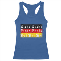 Zicke Zacke Hoi Oktoberfest Racerback Tank Top Vintage German Flag - Wonder Print Shop