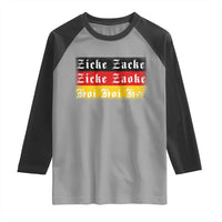 Zicke Zacke Hoi Oktoberfest Raglan Shirt Vintage German Flag - Wonder Print Shop
