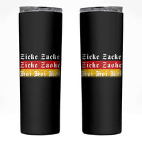 Zicke Zacke Hoi Oktoberfest Skinny Tumbler Vintage German Flag - Wonder Print Shop