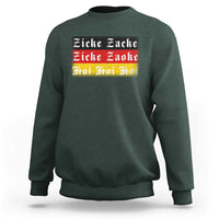 Zicke Zacke Hoi Oktoberfest Sweatshirt Vintage German Flag - Wonder Print Shop