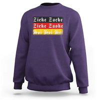 Zicke Zacke Hoi Oktoberfest Sweatshirt Vintage German Flag - Wonder Print Shop