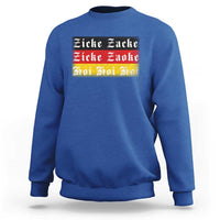 Zicke Zacke Hoi Oktoberfest Sweatshirt Vintage German Flag - Wonder Print Shop
