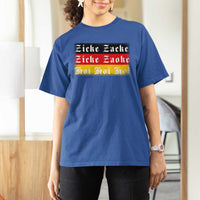 Zicke Zacke Hoi Oktoberfest T Shirt For Women Vintage German Flag - Wonder Print Shop