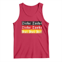 Zicke Zacke Hoi Oktoberfest Tank Top Vintage German Flag - Wonder Print Shop