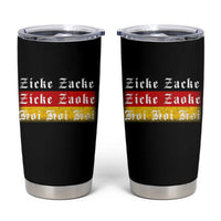 Zicke Zacke Hoi Oktoberfest Tumbler Cup Vintage German Flag - Wonder Print Shop