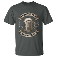 Funny Oktoberfest T Shirt I Dont Give A Schnitzel German Beer Wurst - Wonder Print Shop