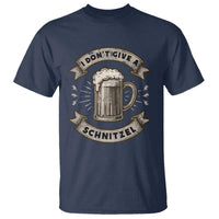 Funny Oktoberfest T Shirt I Dont Give A Schnitzel German Beer Wurst - Wonder Print Shop