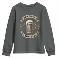 Funny Oktoberfest Youth Sweatshirt I Dont Give A Schnitzel German Beer Wurst - Wonder Print Shop