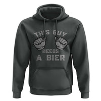 This Guy Needs A Bier Oktoberfest Hoodie Funny Mens Drinking Gift - Wonder Print Shop