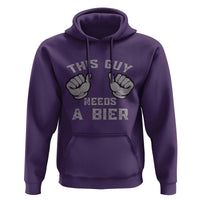 This Guy Needs A Bier Oktoberfest Hoodie Funny Mens Drinking Gift - Wonder Print Shop