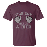 This Guy Needs A Bier Oktoberfest T Shirt Funny Mens Drinking Gift - Wonder Print Shop