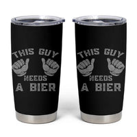 This Guy Needs A Bier Oktoberfest Tumbler Cup Funny Mens Drinking Gift - Wonder Print Shop