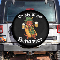 Oktoberfest On My Wurst Behavior Spare Tire Cover Funny German - Wonder Print Shop