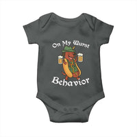 Oktoberfest On My Wurst Behavior Baby Onesie Funny German - Wonder Print Shop