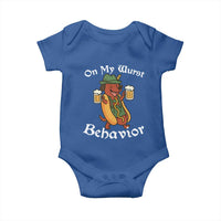 Oktoberfest On My Wurst Behavior Baby Onesie Funny German - Wonder Print Shop