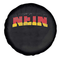 Nein Germany Spare Tire Cover No Saying Funny German Flag Oktoberfest - Wonder Print Shop