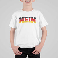 Nein Germany T Shirt For Kid No Saying Funny German Flag Oktoberfest - Wonder Print Shop